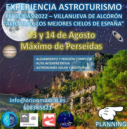Experiencia de astroturismo en el Alto Tajo